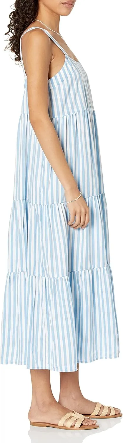 The Drop Women's Britt Tiered Maxi Tent Dress