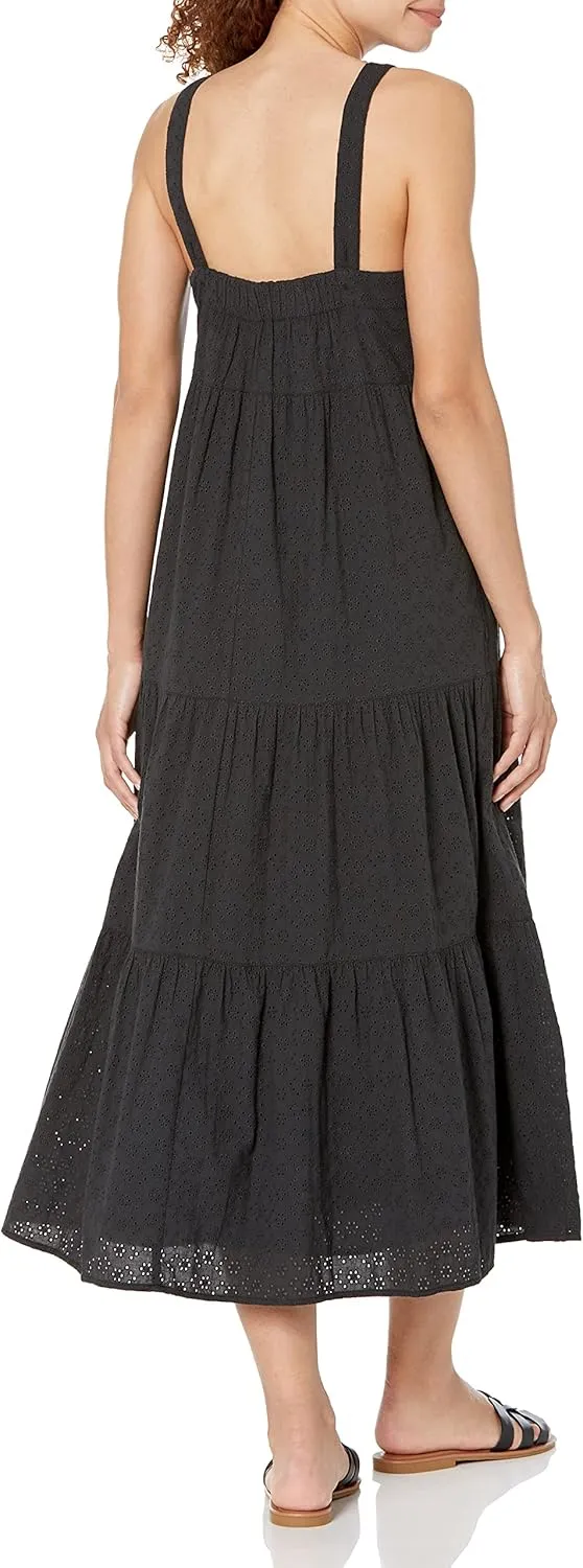 The Drop Women's Britt Tiered Maxi Tent Dress