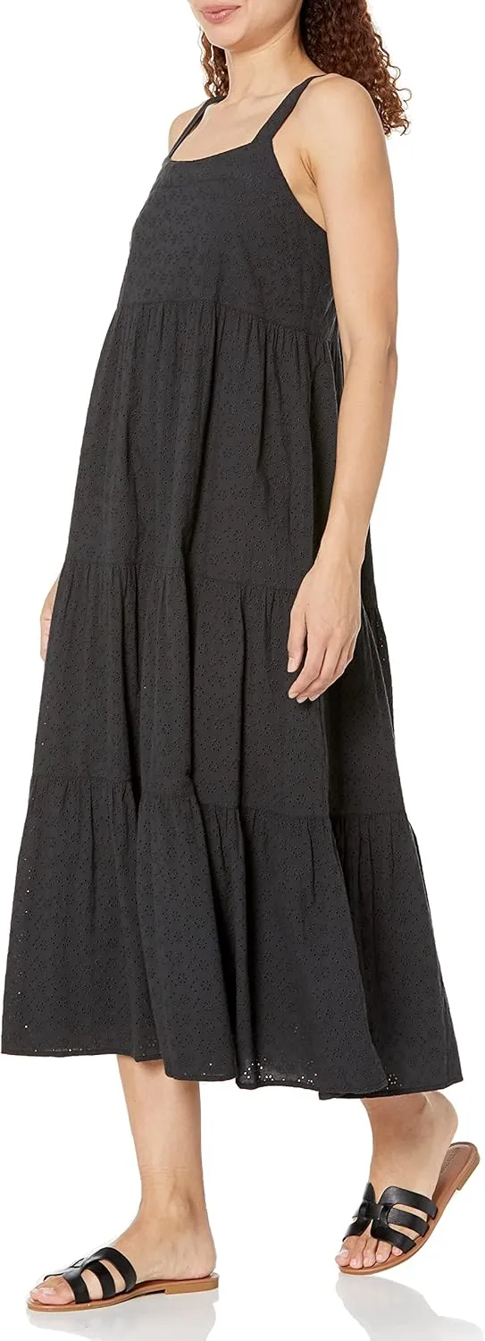 The Drop Women's Britt Tiered Maxi Tent Dress