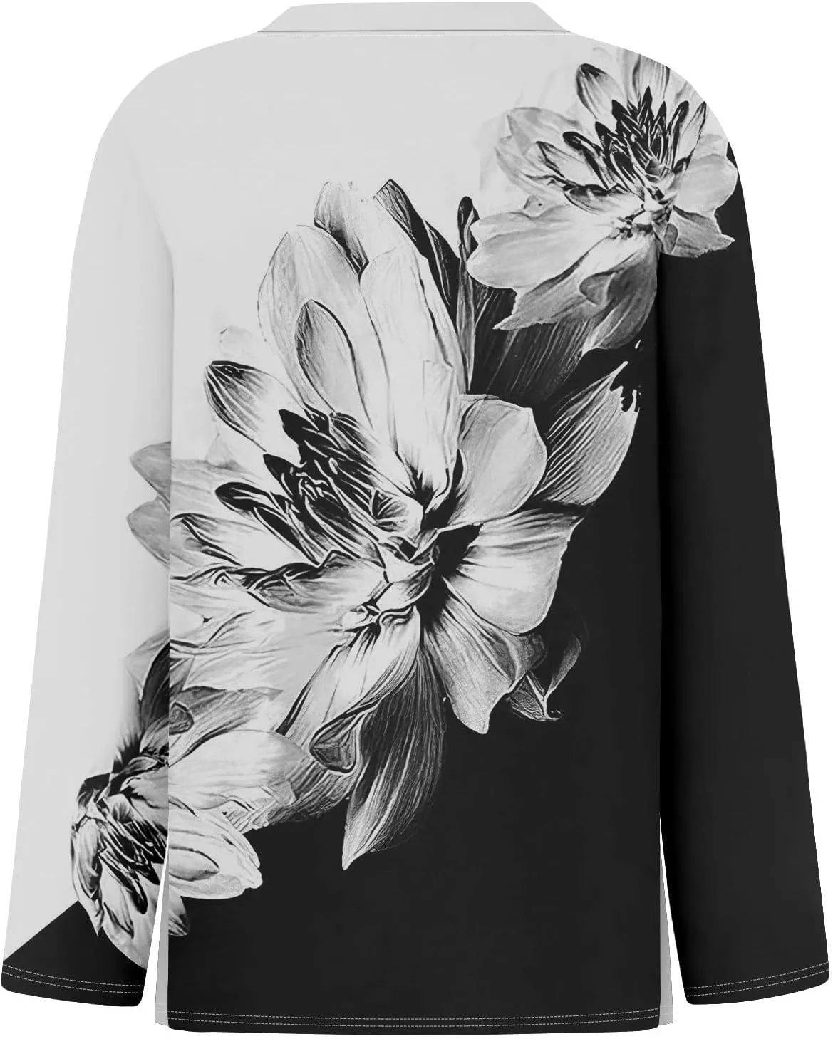 Tops for Women Trendy Long Sleeve Casual Trendy Cute Shirts Blouses Work Round Neck Tunic Basic Loose Fit Clothing