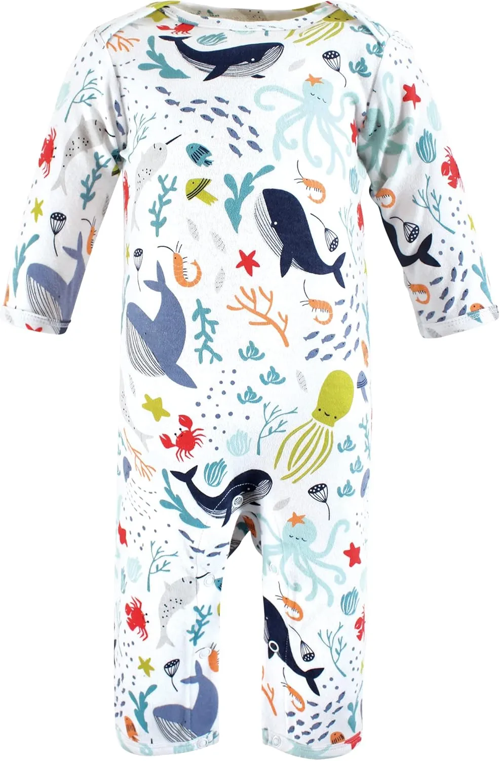 Touched by Nature Baby Girls' Organic Cotton Coveralls