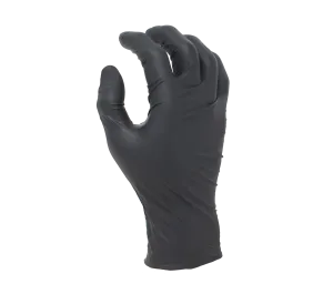(TSK5002) Task Gloves - Black Nitrile Exam Gloves 5.0 mil Power-Free