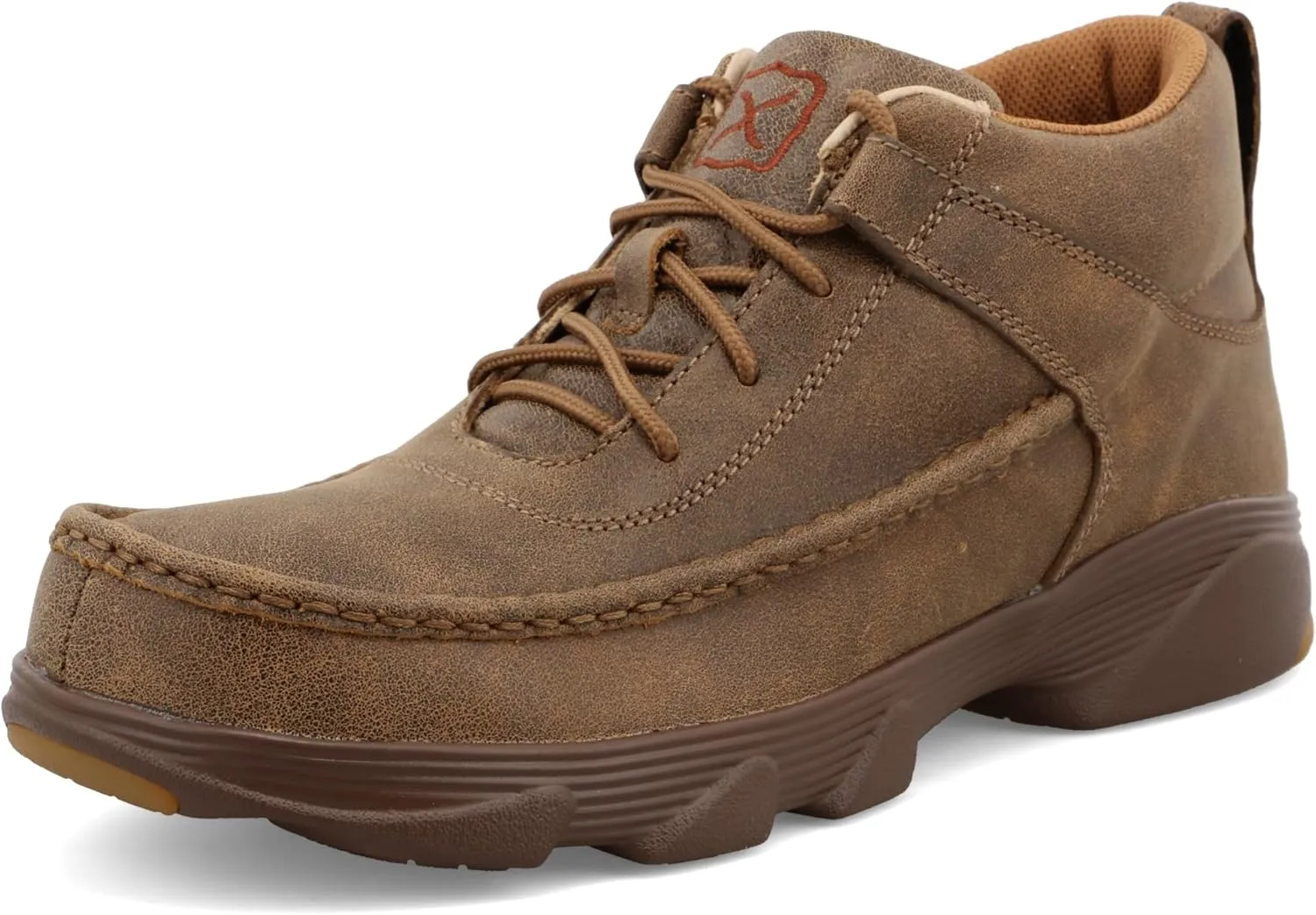 Twisted X Men's 4" Crossover, Moc Toe with CellSole, Bomber & Bomber, 7.5 W
