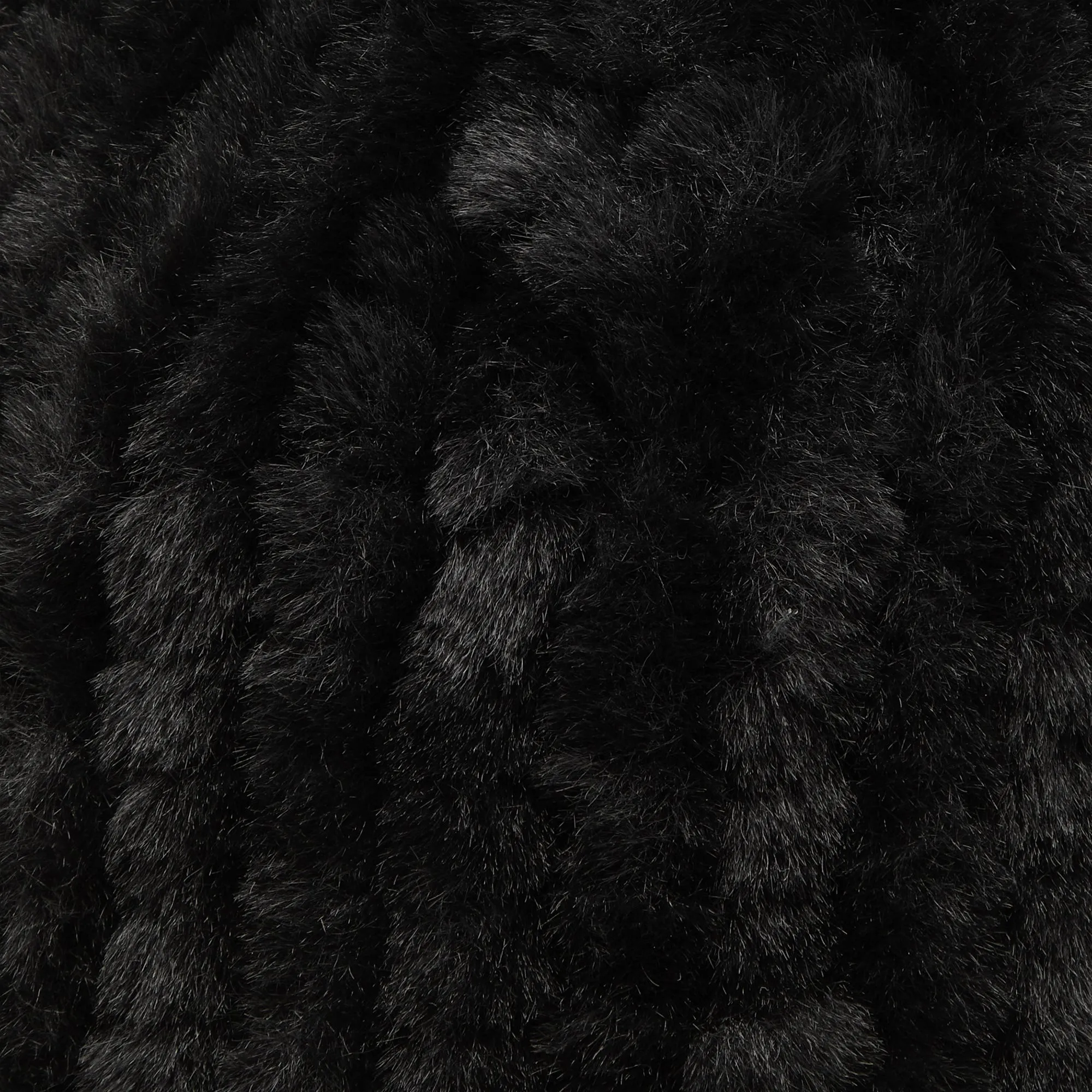 Unisex fury knited hat Kini in black