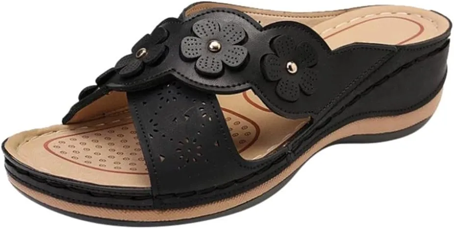 wedge sandals for women Sandals for Women Orthopedic Walking Sandal Open Toe Comfort Sandals for Women Summer Travel Sandals