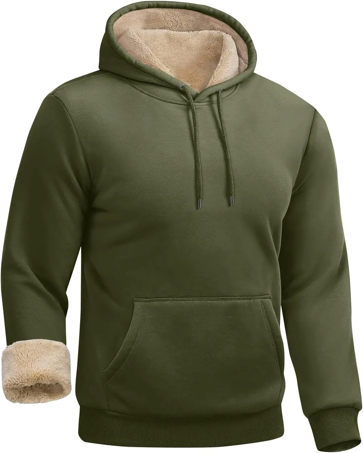 Winter Hoodies For Men Fleece Pullover Men Mens Fleece Lined Sweatshirts Fleece Hoodie Men'S Fleece Crewneck Hoodie