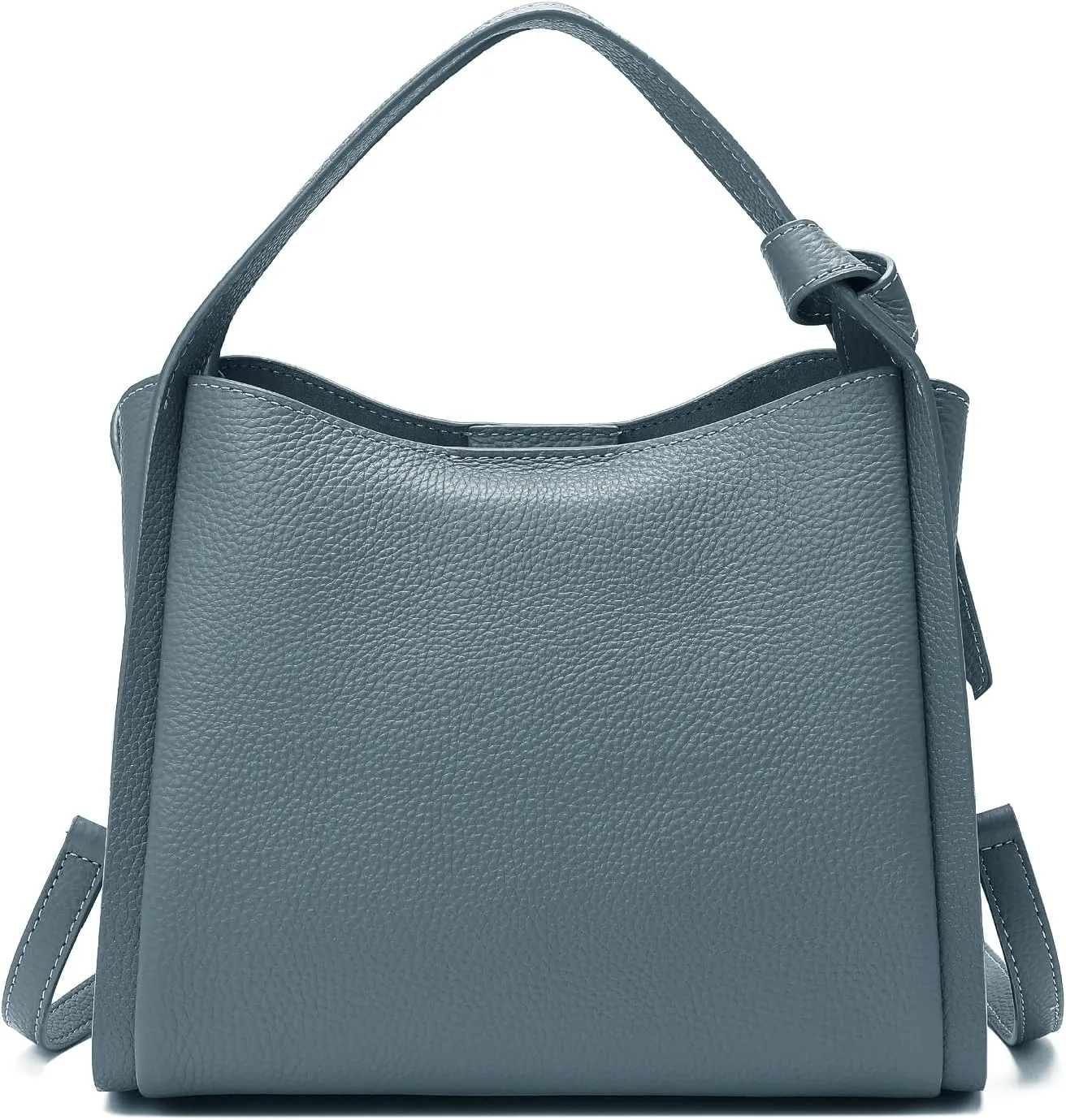 Women Genuine Leather Shoulder Bag Fashion Top-handle Handbag Crossbody Purse for Lady