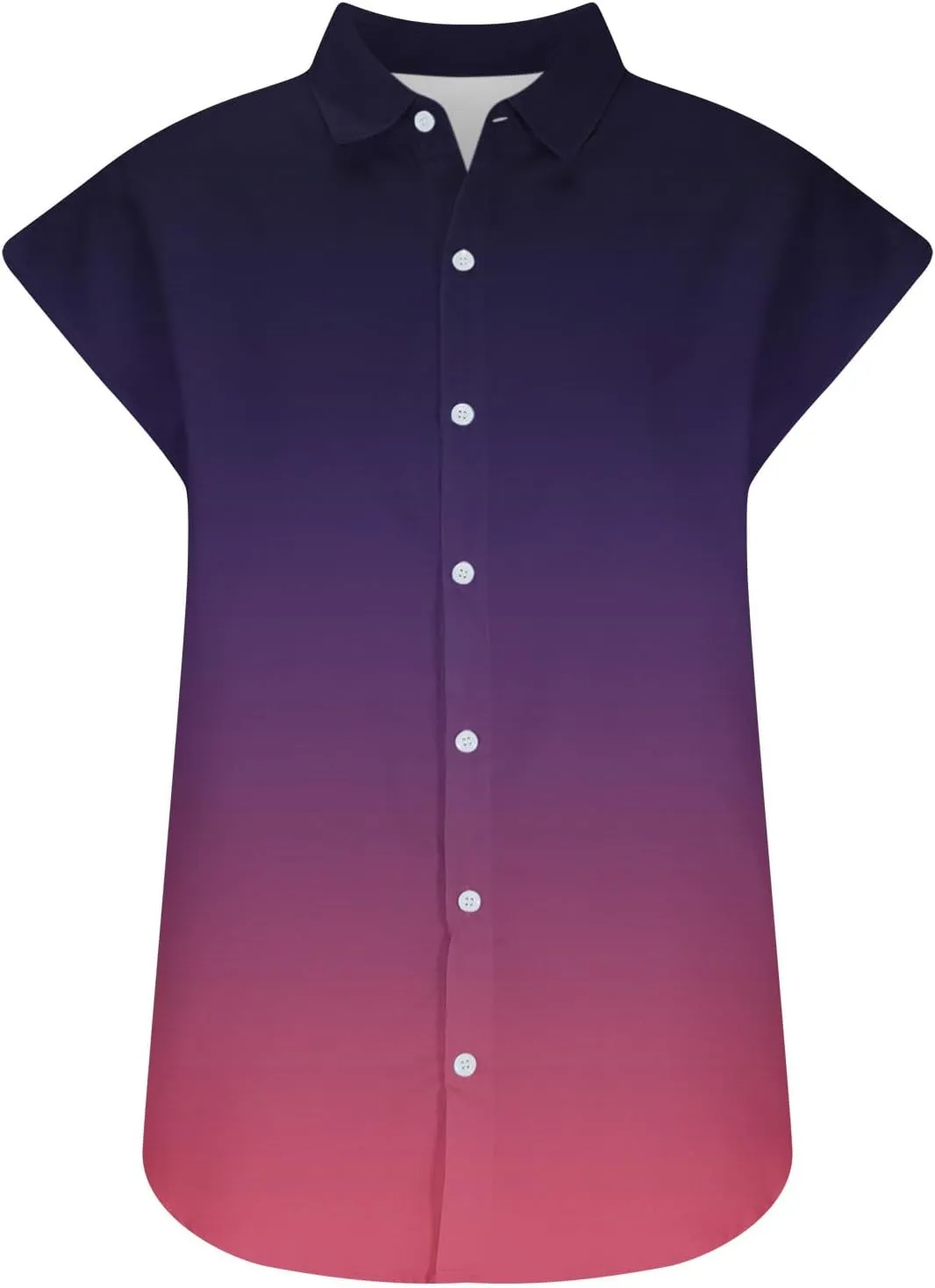 Women Summer Cotton Linen Tops Short Sleeve Button Down Shirts Trendy Dressy Blouse Tops Casual Chambray Clothes 2024