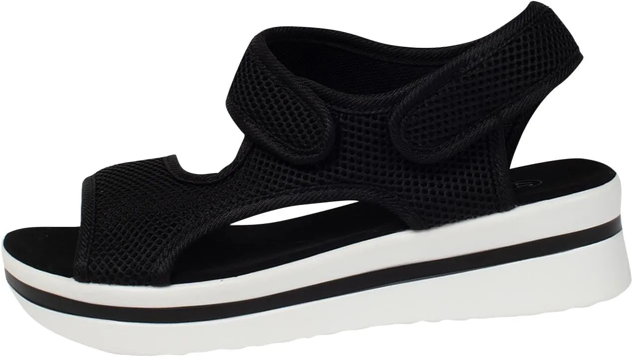 Women's Breathable Orthopedic Sandals Comfortable Walking Arch Support Wide Fit Plantar Fasciitis Sport Athletic Hiking Outdoor Active Summer Dressy Soft Mat Diabetic Tennis Shoes
