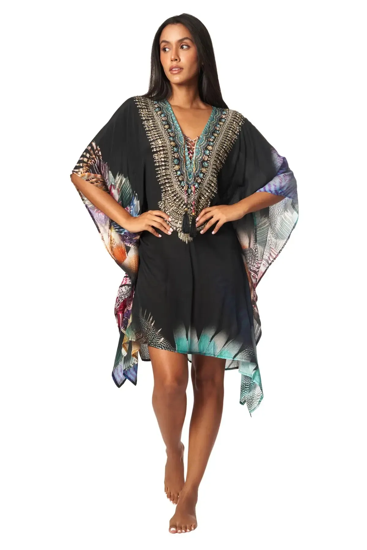Womens Designer Silk Kaftans