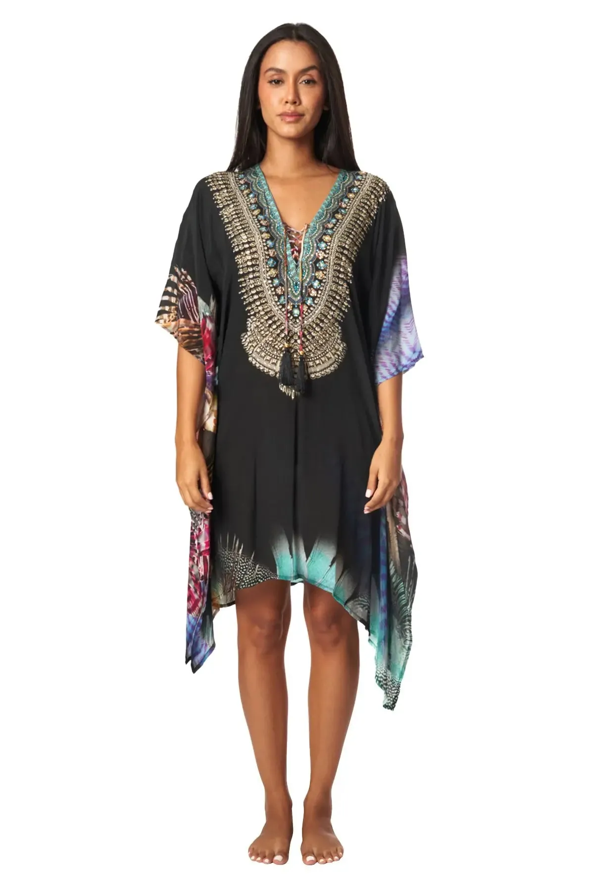 Womens Designer Silk Kaftans