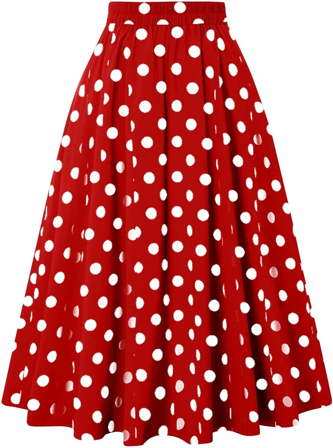 Women's Maxi Dresses 2025 Elegant Trendy Midi Vintage Button Elastic High Waisted Pleated Cocktail Skirts, S-2XL