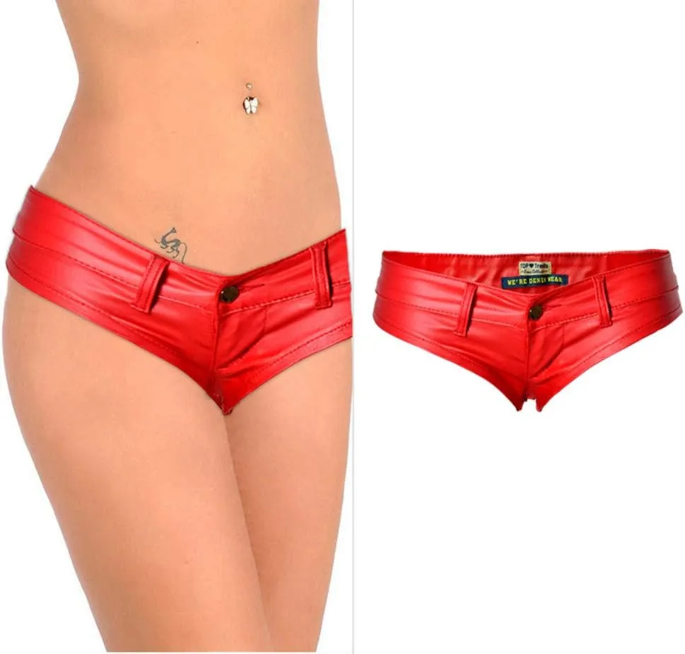 Women's Mini Shorts Sexy Low Waisted Hot Pants Festival Dance Bottoms