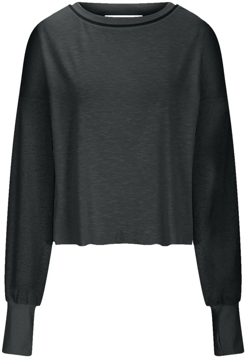 Womens Open Back Workout Tops Sexy Backless Long Sleeve Athletic Shirt Running Crop Top Gym Yoga Tee