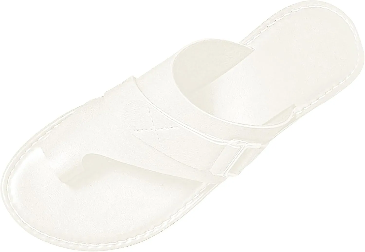 Women's Orthopedic Bunion Correction Leather Sandals Flip Flops Toe Ring Slip On Slide Flat Dressy Loop Strap on Slippers Ankle,Criss Cross Slingback Comfort Gladiator Sandals