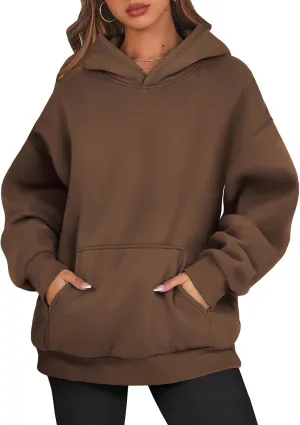Womens Oversized Hoodies 2025 Long Sleeve Sweatshirts Pullover Fall Clothes with Pocket Fashion Y2k Clothes Comfort