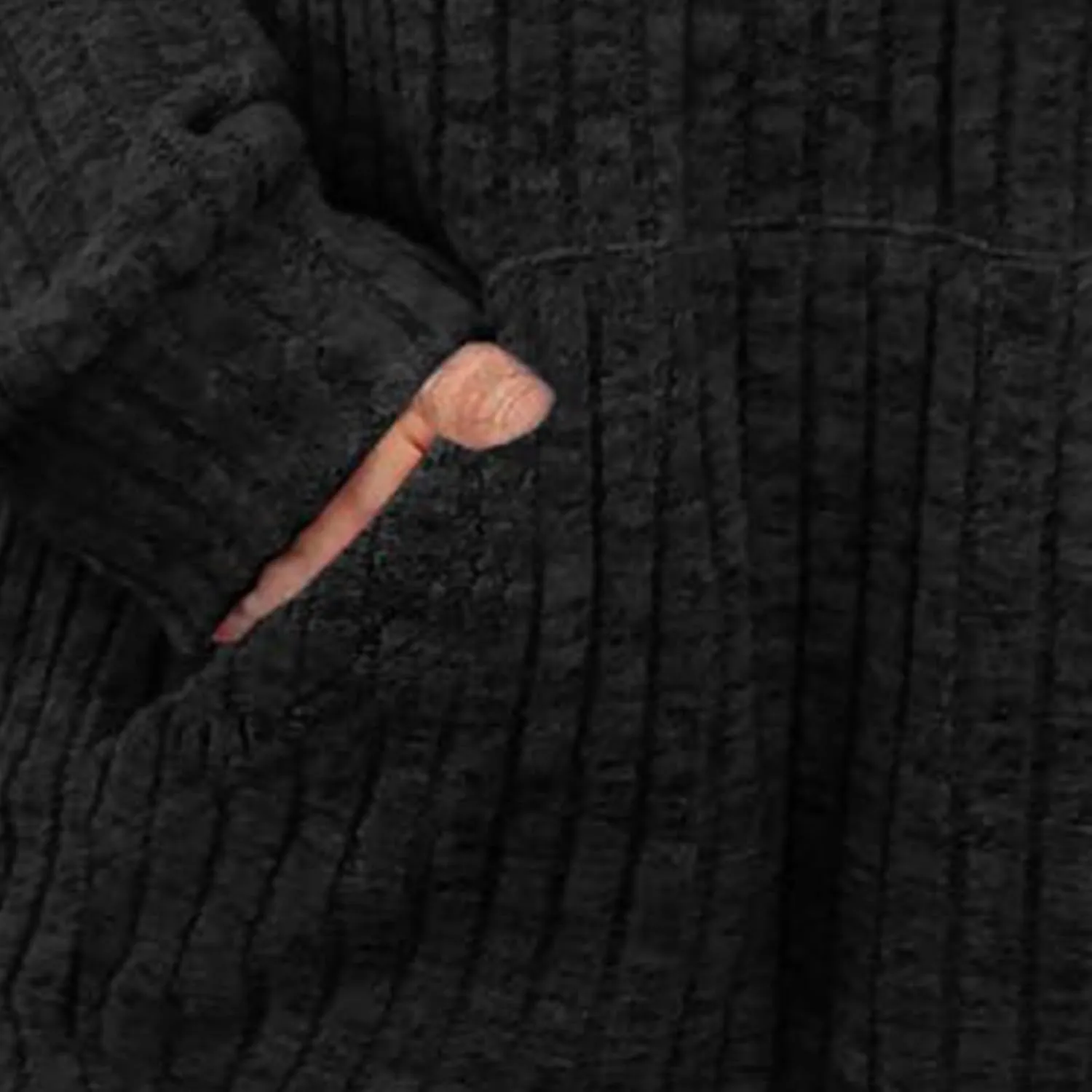 Womens Oversized Hoodies Long Sleeve Solid Color Shirts Loose Fit Waffle Knit Pullover Sweatshirts Tops