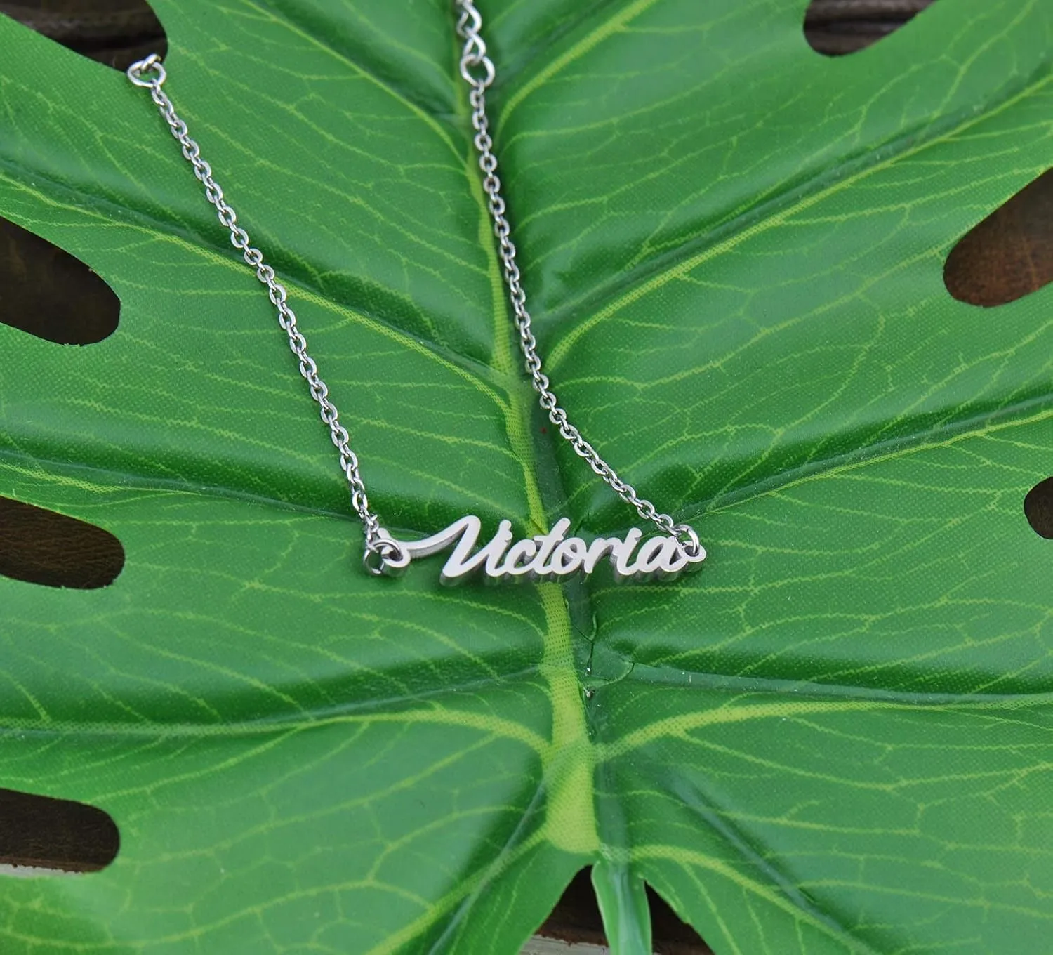Women's Personalized Custom Name Bracelets & Name Anklets- Stainless Steel Gold Plated