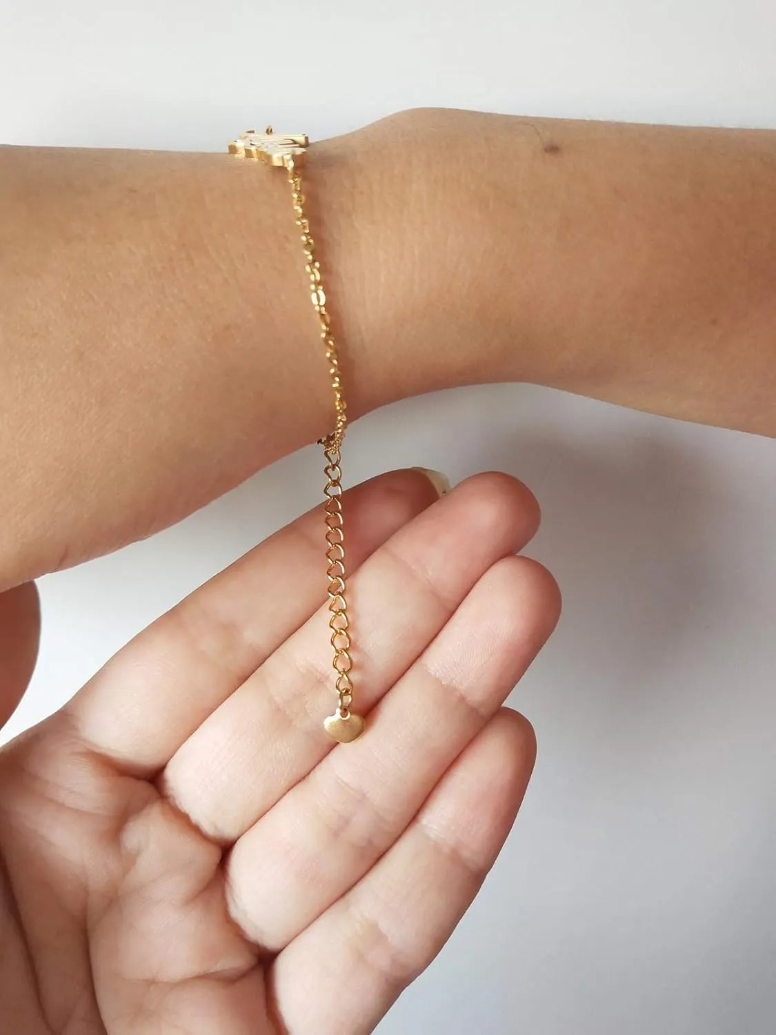 Women's Personalized Custom Name Bracelets & Name Anklets- Stainless Steel Gold Plated