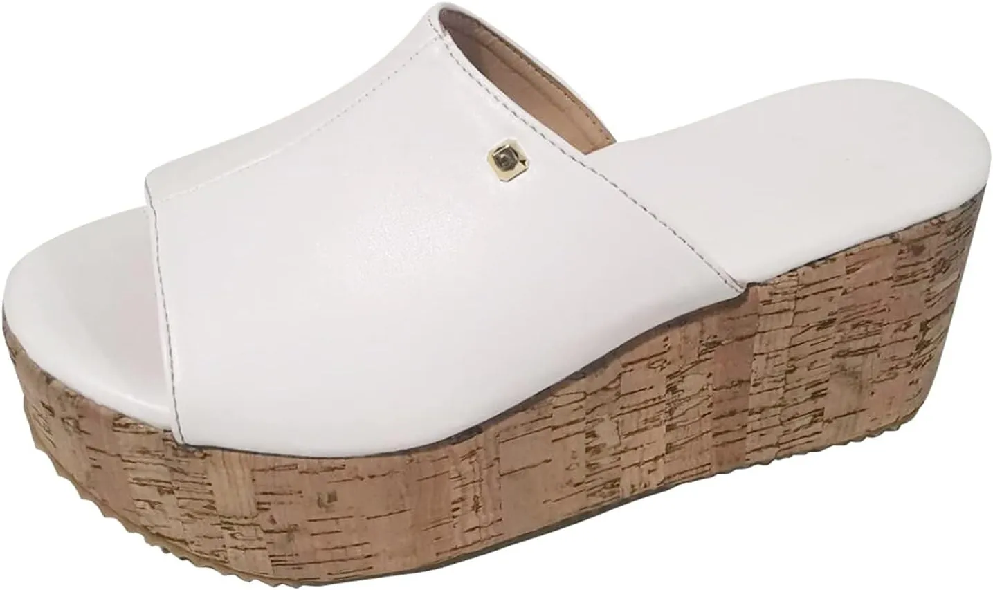 Womens Platform Sandals Summer Flatform Slide Sandals for Women Comfortable Walking Orthopedic Slippers Beach Slip On Platform Wedge Shoes All Day Comfort