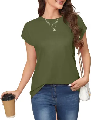 Womens Shirts Boho Plus Size Summer Tops Dresses Casual Blouses Cap Sleeve Womens Tank Tops