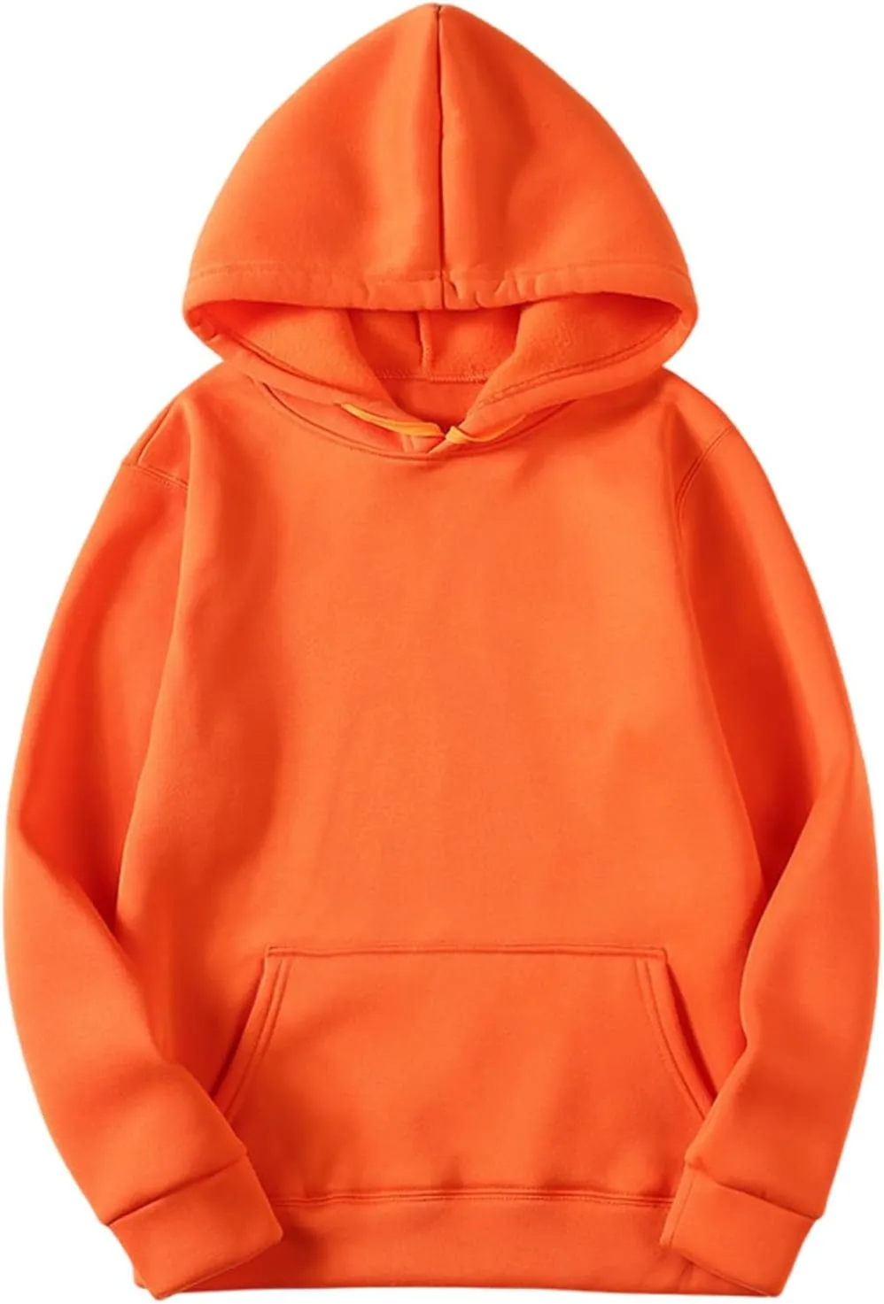 Womens Solid Color Oversized Hoodies Trendy Hooded Sweatshirts Pullover Cute Sweater Tops Teen Girls Clothes 2024