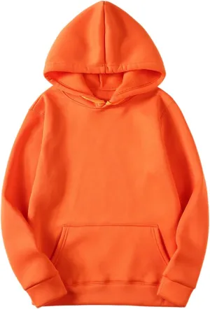 Womens Solid Color Oversized Hoodies Trendy Hooded Sweatshirts Pullover Cute Sweater Tops Teen Girls Clothes 2024