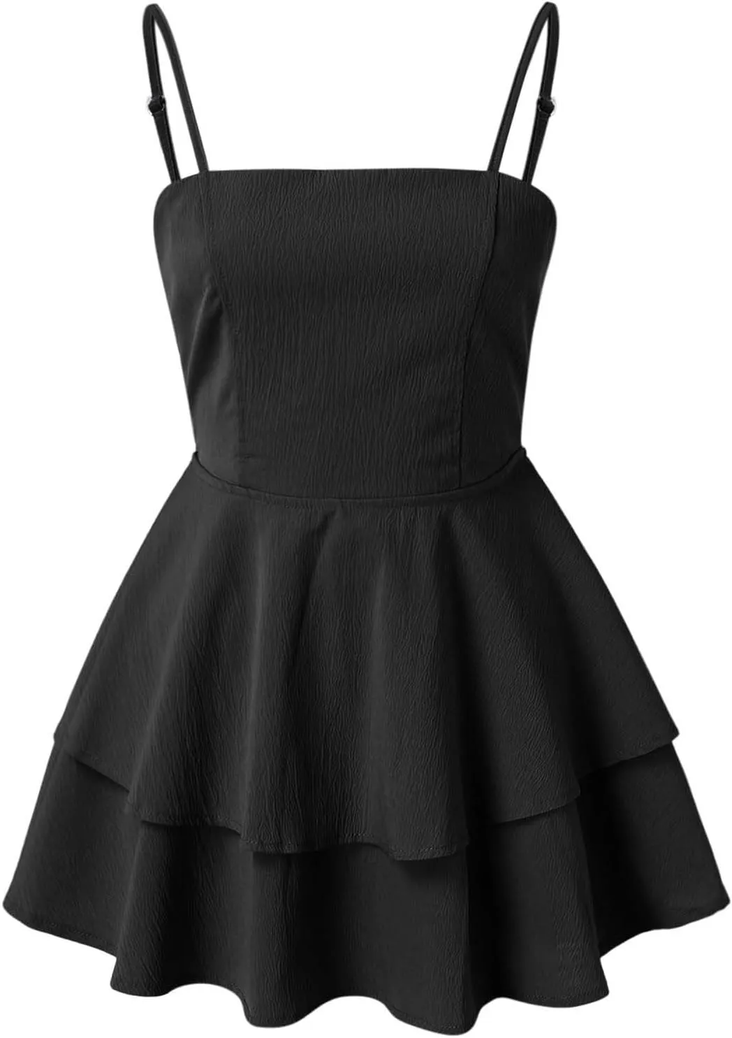 Women's Summer Strappy Smocked Tube Dress 2025 Off Shoulder Ruffle Tiered Flowy Beach Boho Mini Sundress Short Dress