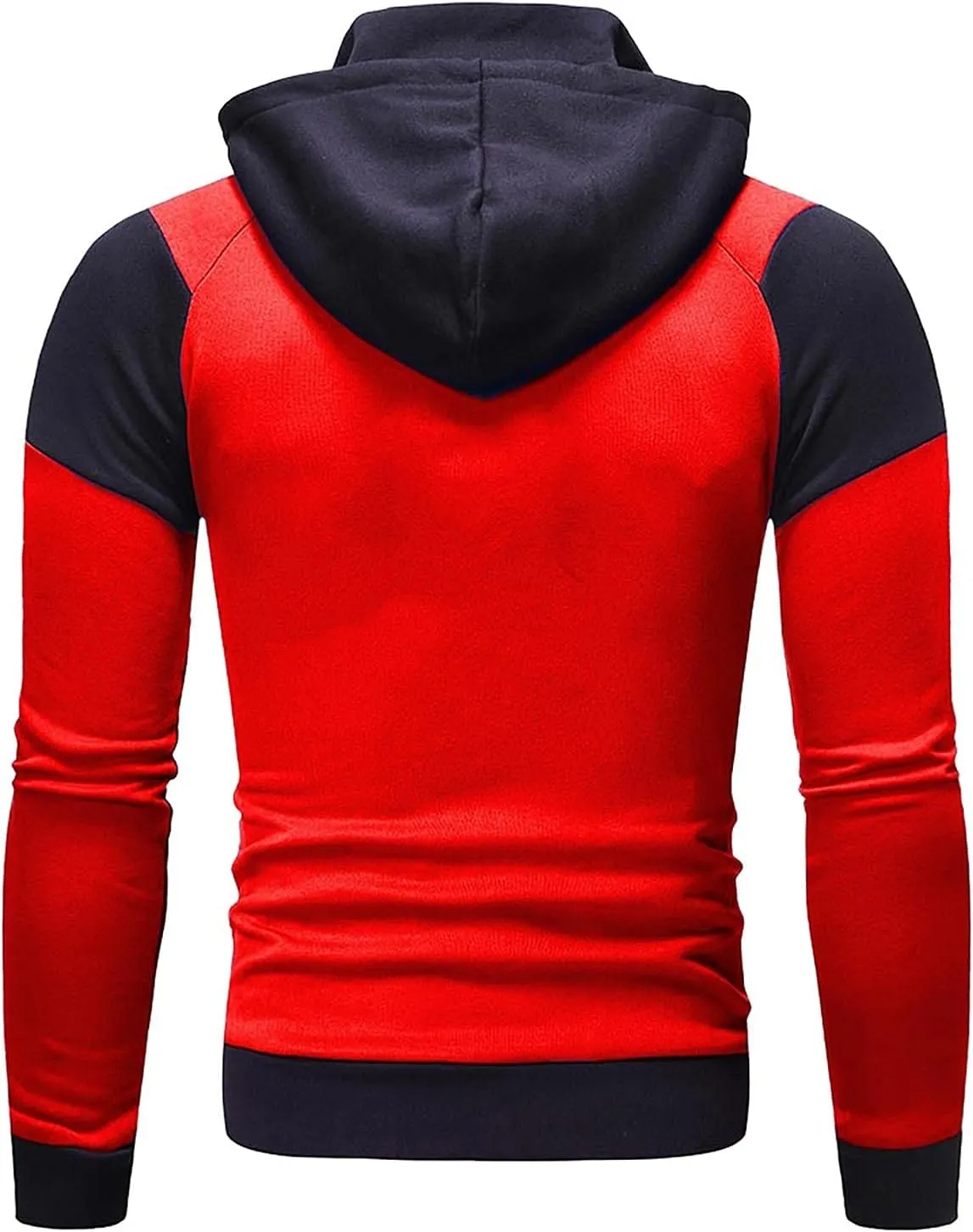 Ymosrh Men's Sweatshirt Zip Up Jacket Pullover Sweatshirts Casual Cardigan Hoodie, M-4XL