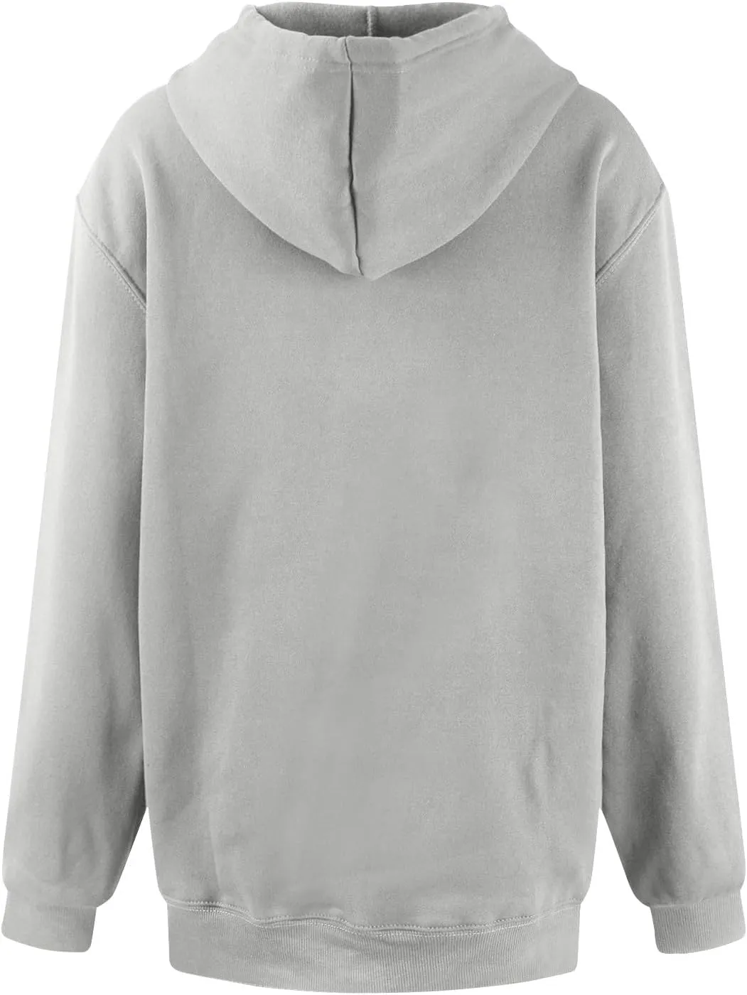 Zip Up Hoodie for Women 2024 Fall Oversized Sweatshirt Cute Long Sleeve Jacket Crewneck Hooded Outerwear with Pocket