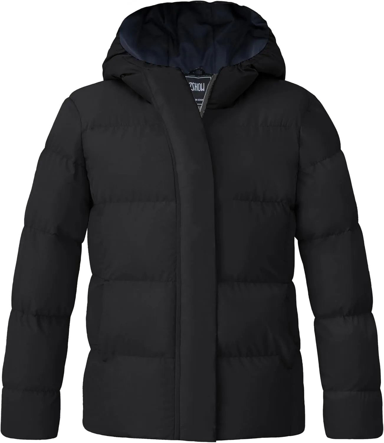 ZSHOW Girls' Lightweight Puffer Jacket Warm Hooded Winter Coat Quilted Outerwear Jacket